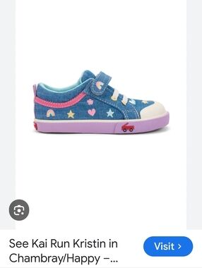 See Kai Run Kids Denim Star Sneakers
